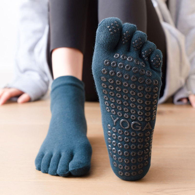 Pilates Yoga Grip Socks - Anti-Slip Women Pilates Socks Five Toe