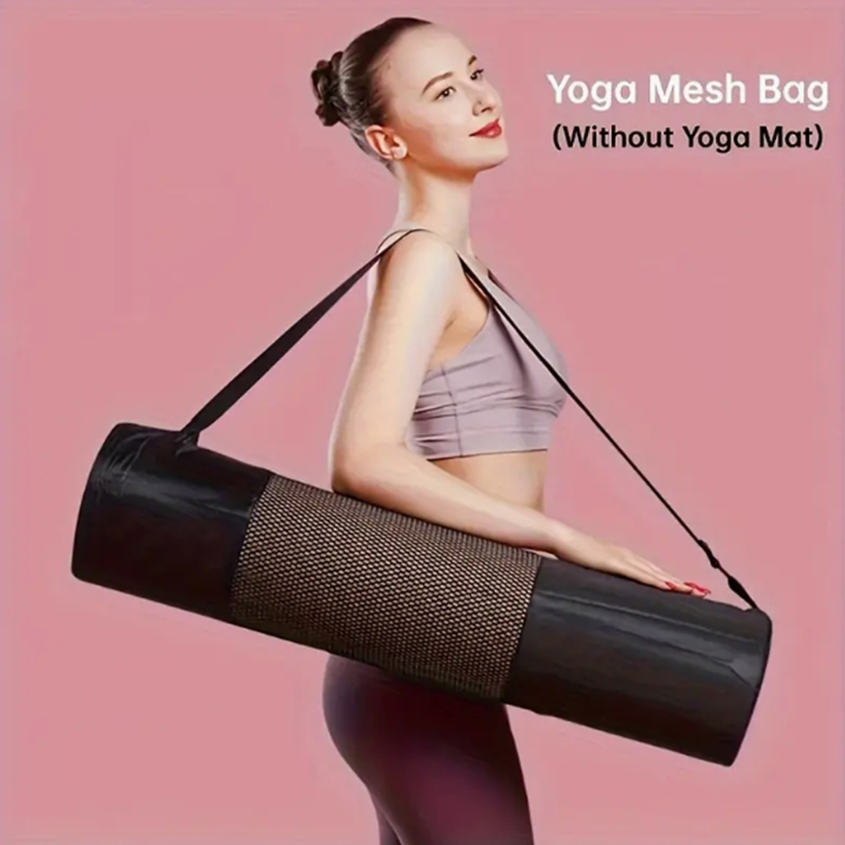 Fitness Yoga Pilates - 1 Breathable Yoga Mat Storage Mesh