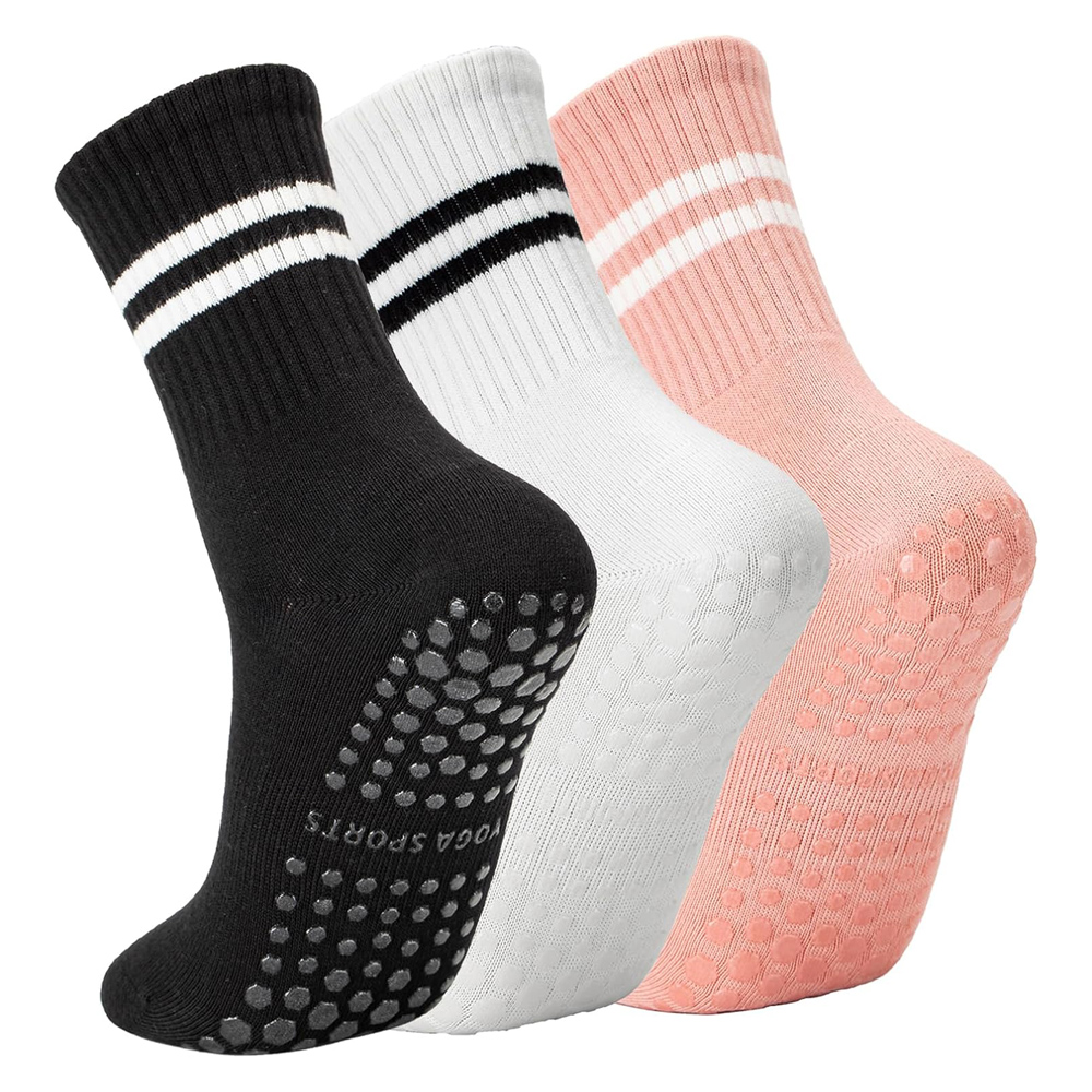 Pilates Yoga Grip Socks - Yoga Pilates Socks with Grips for