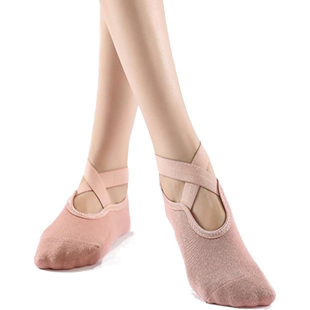Pilates Yoga Workout - Yoga Socks with Anti-Slip Grippers for