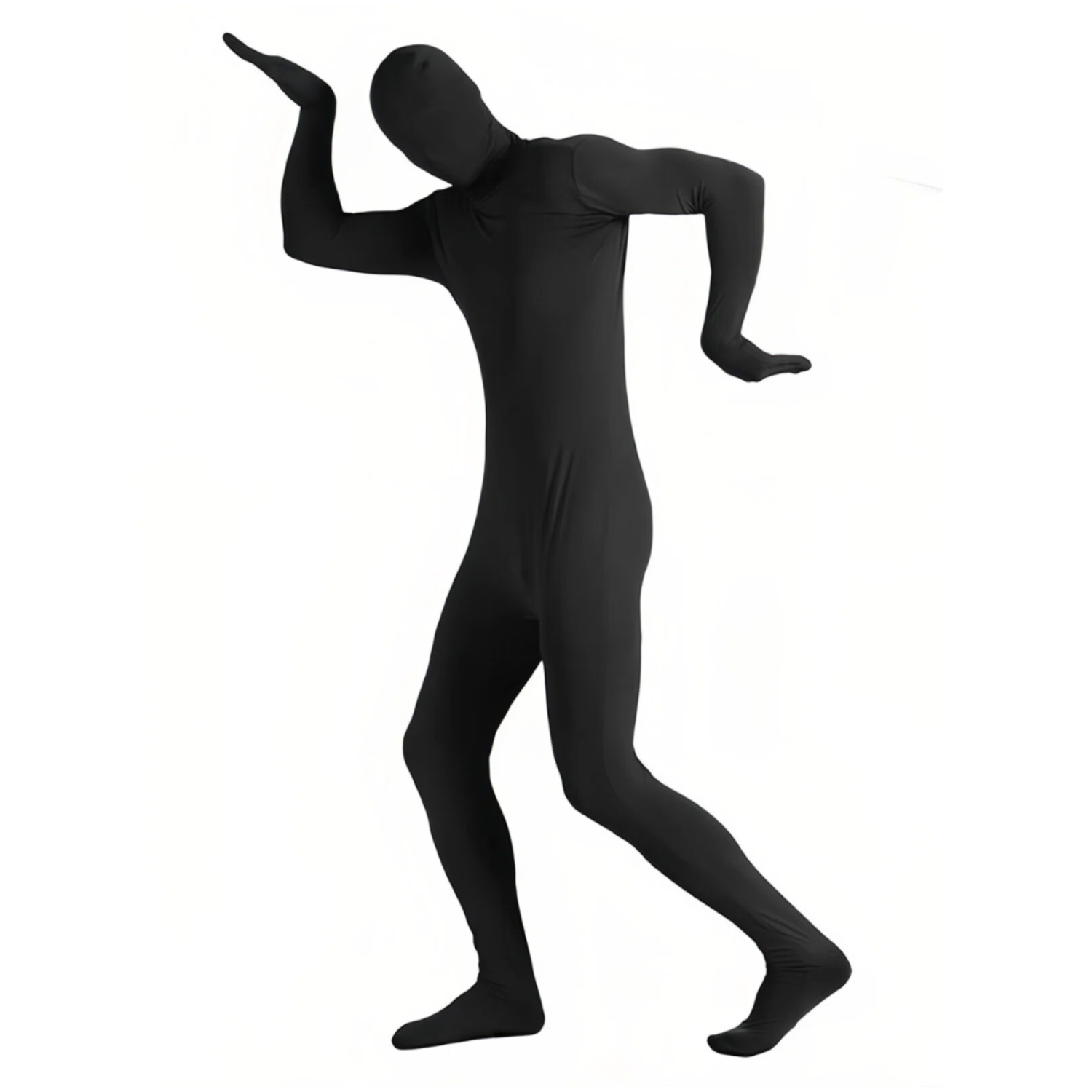 Fitness Yoga Pilates - Black Full Body Spandex Jumpsuit Unisex