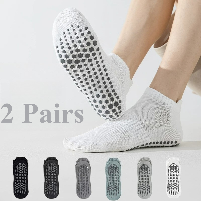 Pilates Yoga Gym - 2/1Pairs Men Silicone Anti Slip Yoga