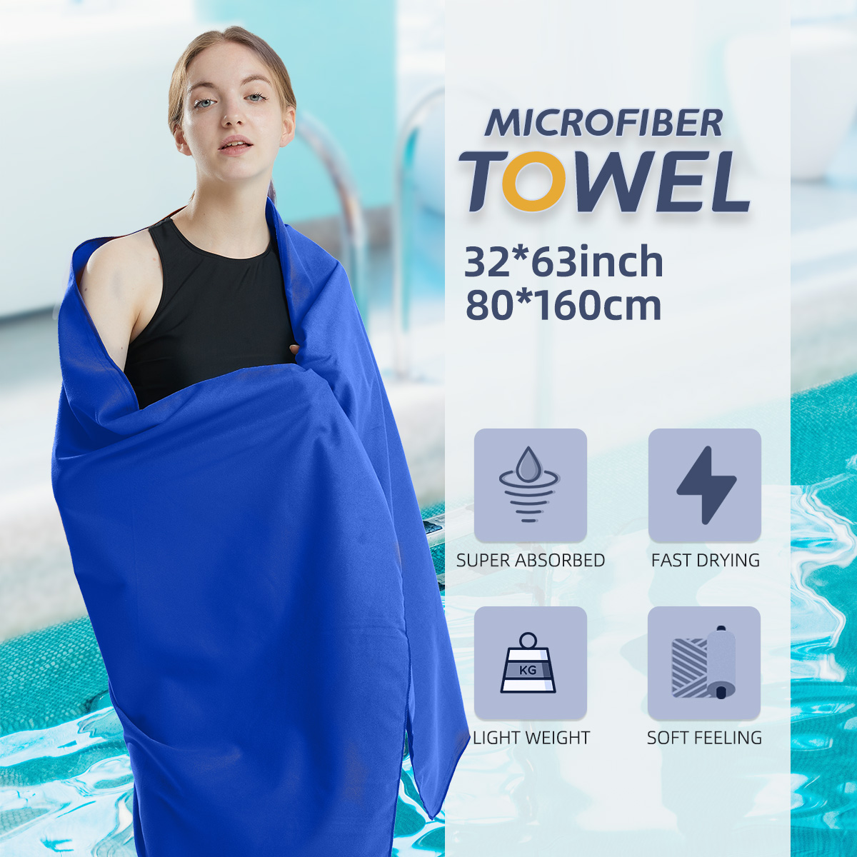 Microfiber Towel Quick Dry Tow - Pilates Yoga Towel review and price