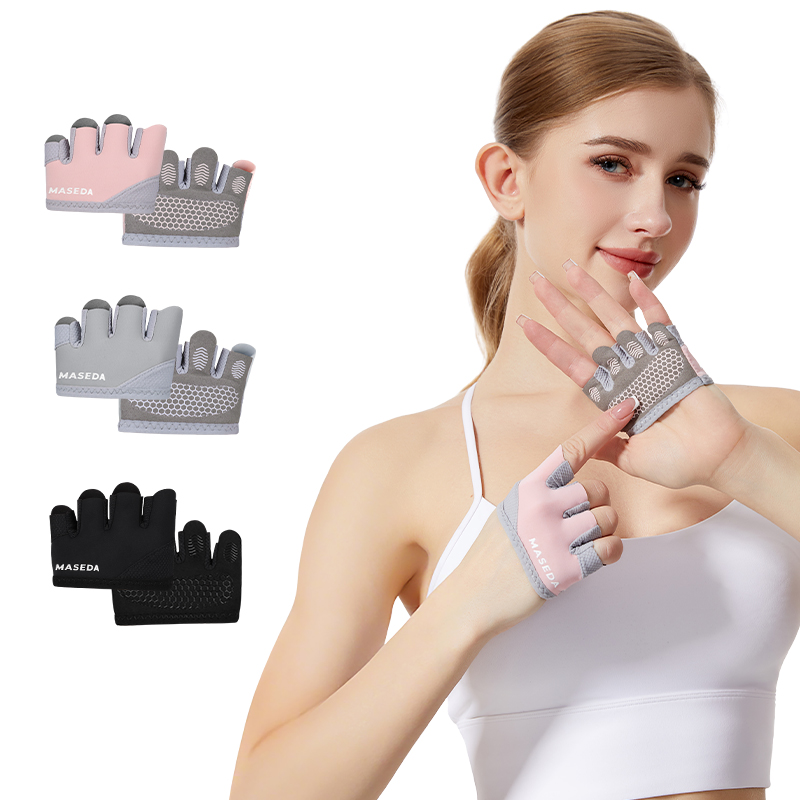 Pair of Fitness Fingerless Glo - Fitness Yoga Pilates review and price