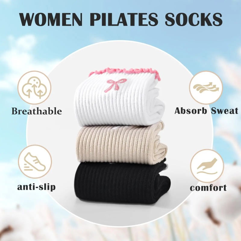Professional Yoga Socks, Cotto - Fitness Yoga Pilates review and price