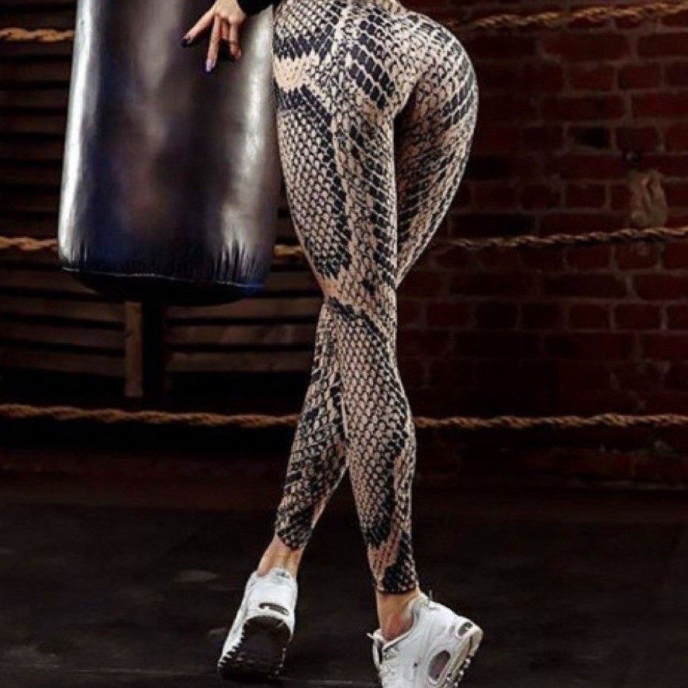 Serpentine Snake Print Legging - Pilates Yoga Legging review and price