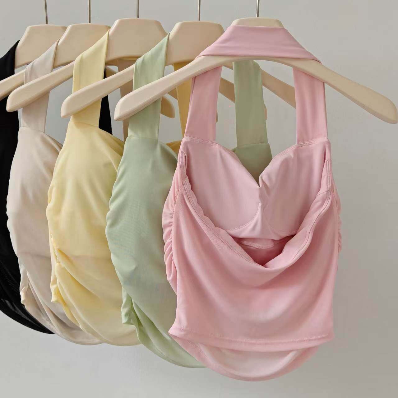 Halter Neck with Chest Pad Yog - Pilates Yoga Clothes review and price