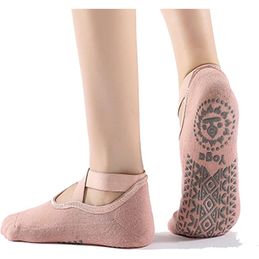 Yoga Socks with Anti-Slip Grip - Pilates Yoga Workout review and price