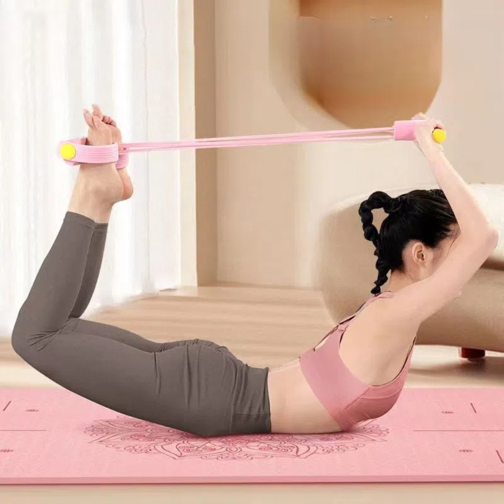 6-Tube Resistance Bands Fitnes - Pilates Yoga Board review and price