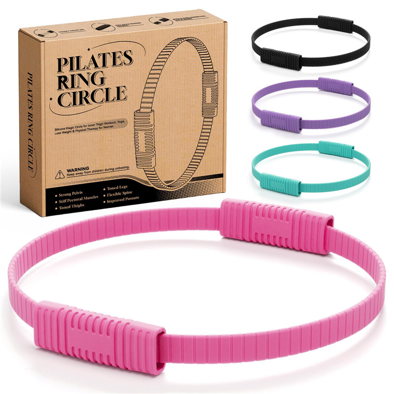 Eco-Friendly Double Handle Sil - Pilates Yoga Ring review and price