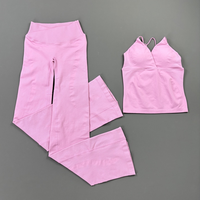 2Pcs Women Seamless Yoga Worko - Pilates Yoga Legging review and price