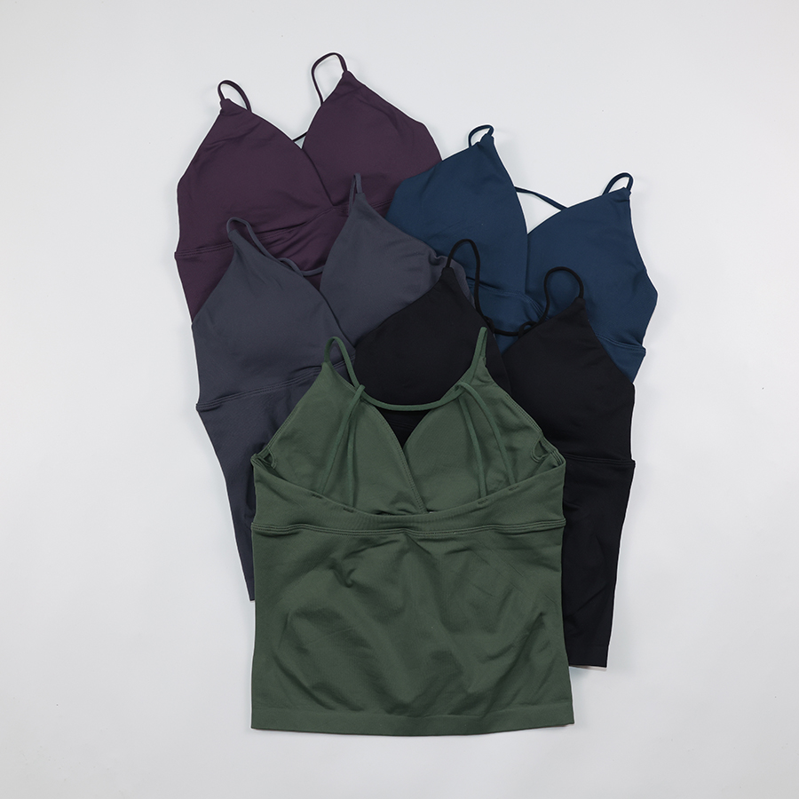 Twist Front Backless Gym Top W - Pilates Yoga Clothes review and price