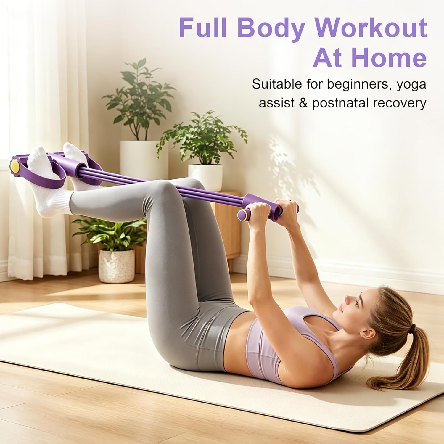 4-Tube Resistance Band Multi F - Pilates Yoga Board review and price